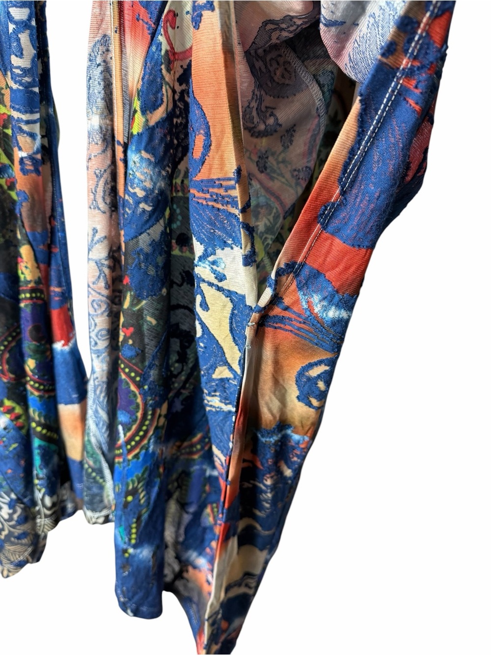 Soft Surroundings Kimono Cardigan Floral Duster Boho Lagenlook Lightweight OS - Picture 5 of 8